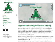 Tablet Screenshot of northbayevergreen.com